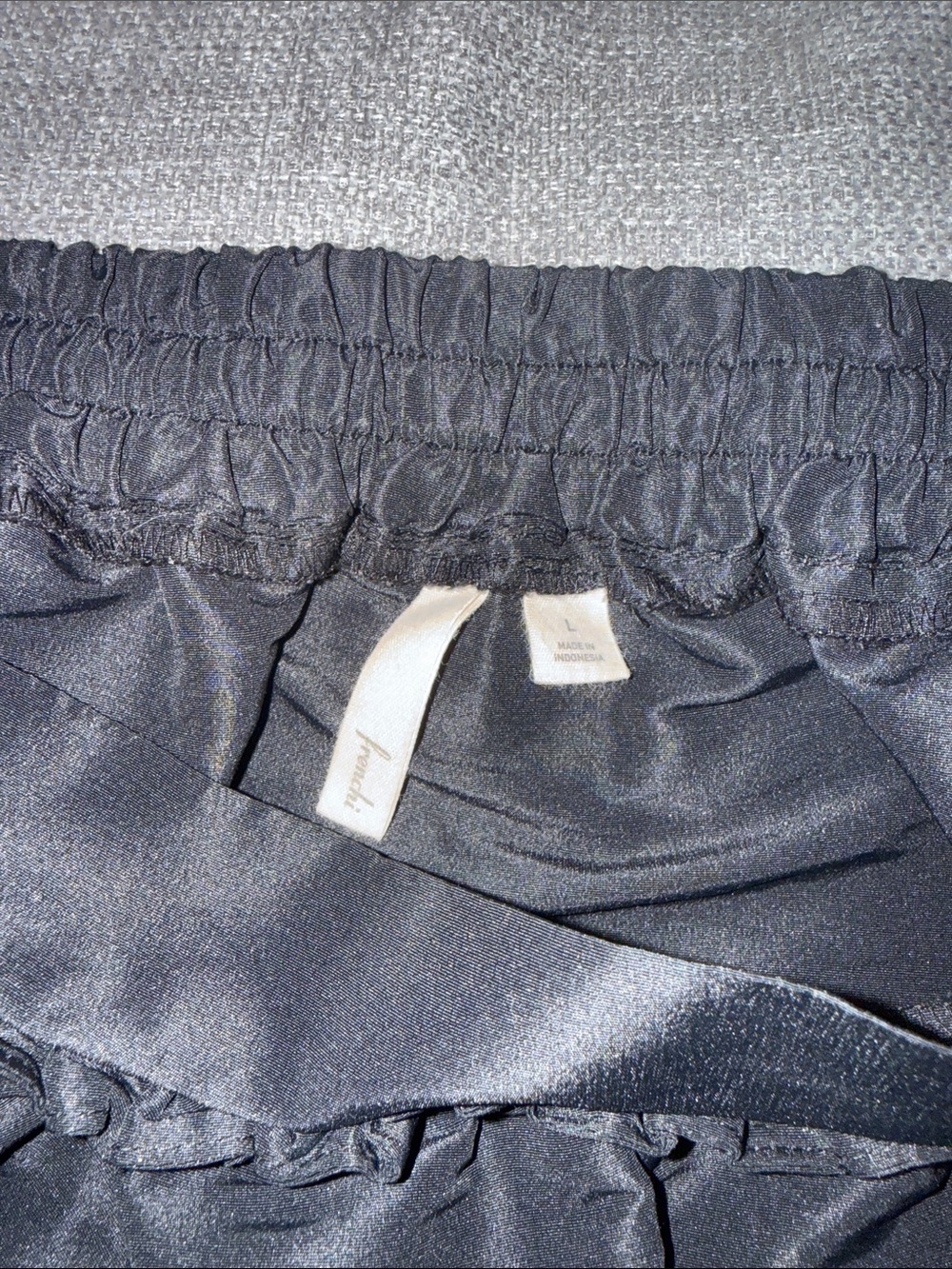 Frenchi Black Elastic Waist Mini Skirt - Picture 2 of 2